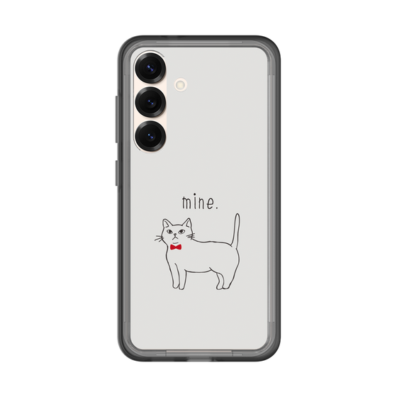 スリムプロテクションプレミアムケース［ 蝶ネクタイねこ - White ］