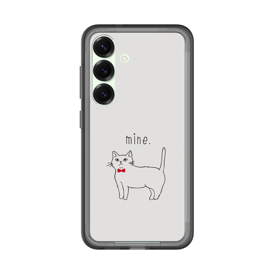 スリムプロテクションプレミアムケース［ 蝶ネクタイねこ - White ］