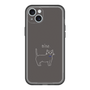 スリムプロテクションプレミアムケース［ 蝶ネクタイねこ - Black ］