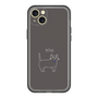 スリムプロテクションプレミアムケース［ 蝶ネクタイねこ - Black ］