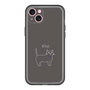 スリムプロテクションプレミアムケース［ 蝶ネクタイねこ - Black ］
