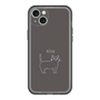 スリムプロテクションプレミアムケース［ 蝶ネクタイねこ - Black ］