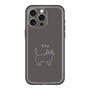 スリムプロテクションプレミアムケース［ 蝶ネクタイねこ - Black ］
