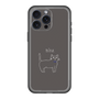 スリムプロテクションプレミアムケース［ 蝶ネクタイねこ - Black ］