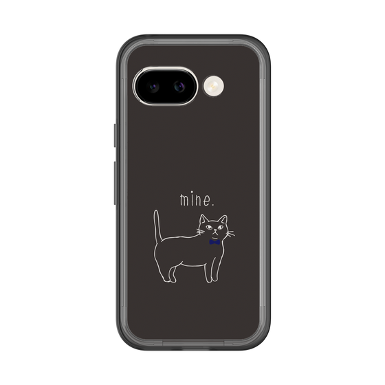 スリムプロテクションプレミアムケース［ 蝶ネクタイねこ - Black ］