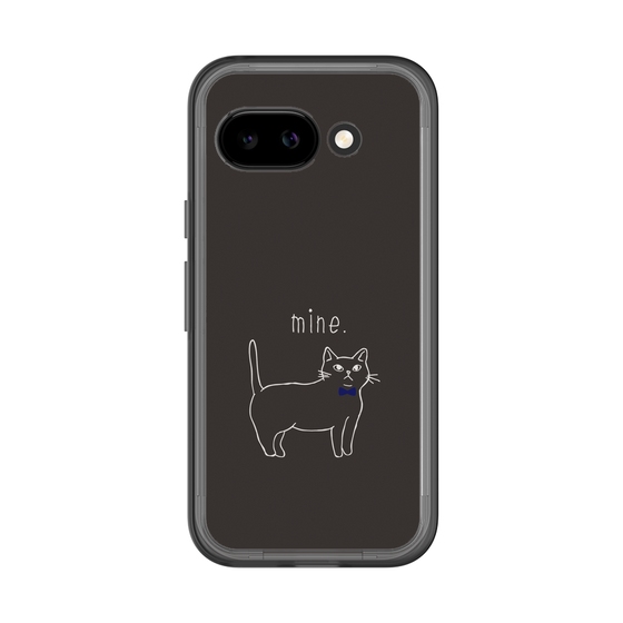 スリムプロテクションプレミアムケース［ 蝶ネクタイねこ - Black ］