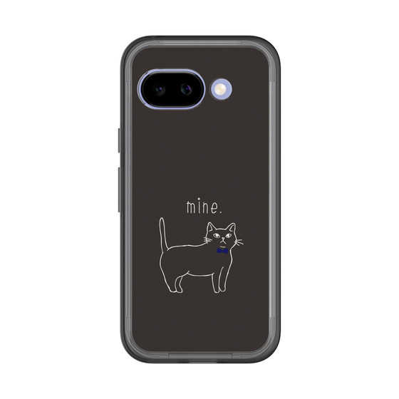 スリムプロテクションプレミアムケース［ 蝶ネクタイねこ - Black ］