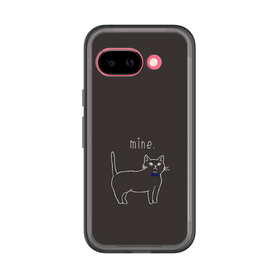 スリムプロテクションプレミアムケース［ 蝶ネクタイねこ - Black ］
