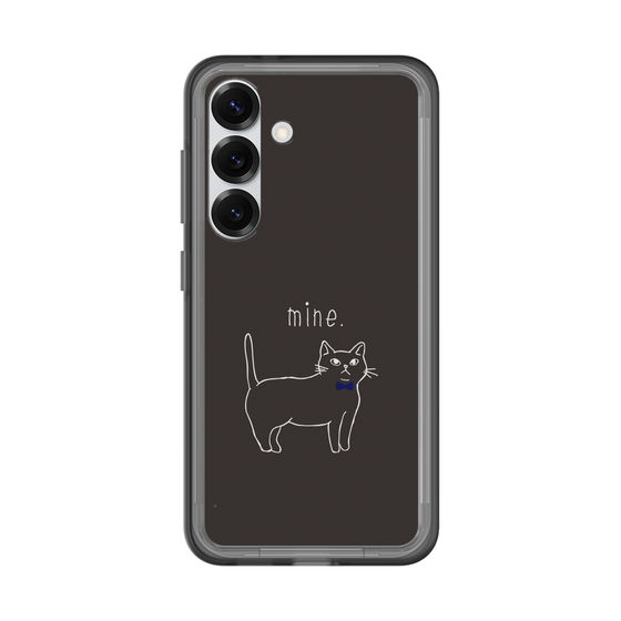 スリムプロテクションプレミアムケース［ 蝶ネクタイねこ - Black ］