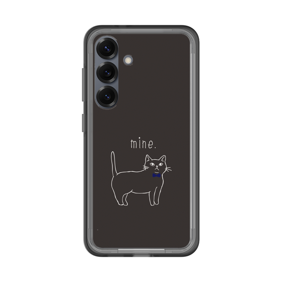 スリムプロテクションプレミアムケース［ 蝶ネクタイねこ - Black ］