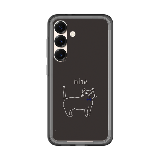 スリムプロテクションプレミアムケース［ 蝶ネクタイねこ - Black ］