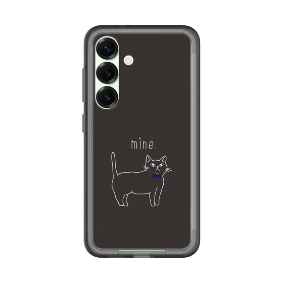 スリムプロテクションプレミアムケース［ 蝶ネクタイねこ - Black ］