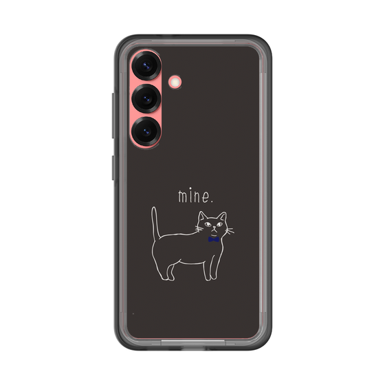 スリムプロテクションプレミアムケース［ 蝶ネクタイねこ - Black ］