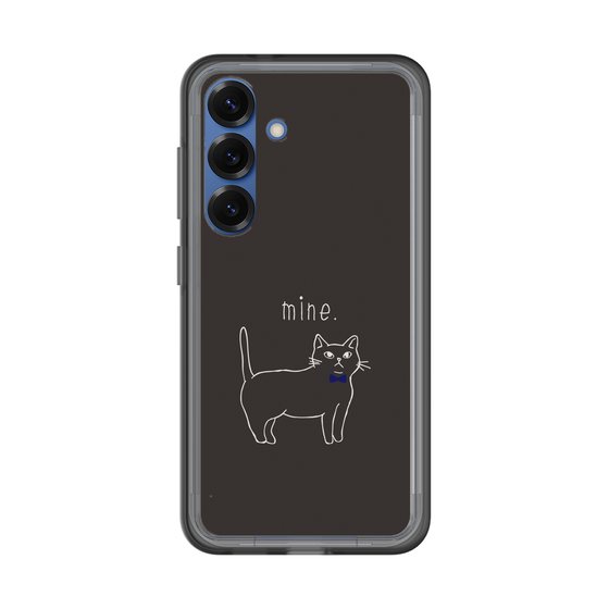 スリムプロテクションプレミアムケース［ 蝶ネクタイねこ - Black ］