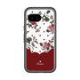 スリムプロテクションプレミアムケース［ ツインドットフラワー - Red ］