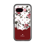 スリムプロテクションプレミアムケース［ ツインドットフラワー - Red ］