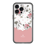 スリムプロテクションプレミアムケース［ ツインドットフラワー - Pink ］