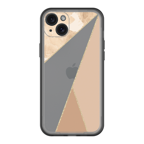 スリムプロテクションプレミアムケース［ マーブルトライアングルパレット - Beige ］