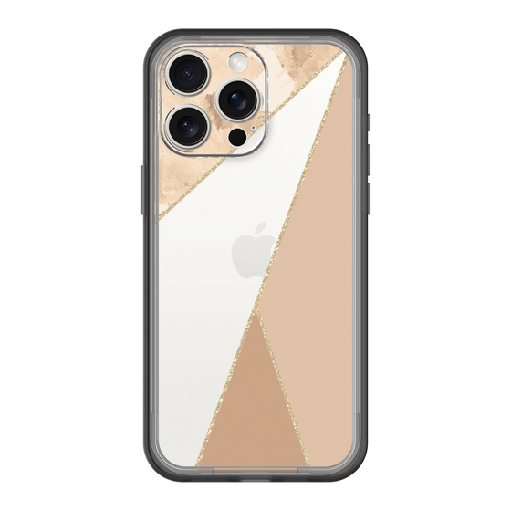 スリムプロテクションプレミアムケース［ マーブルトライアングルパレット - Beige ］