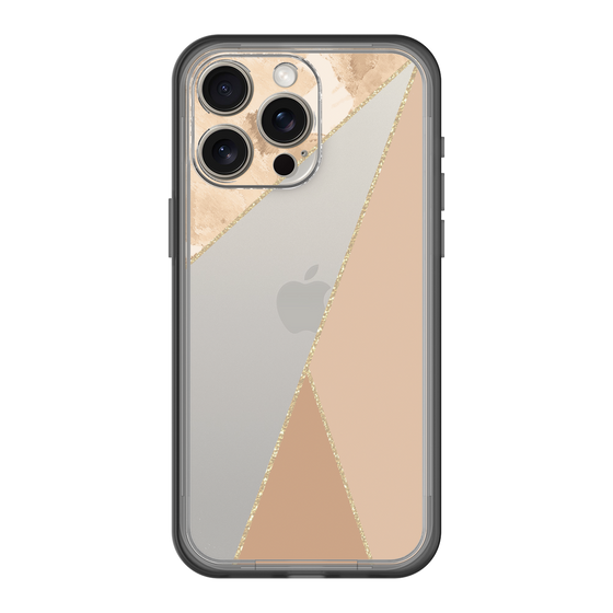 スリムプロテクションプレミアムケース［ マーブルトライアングルパレット - Beige ］
