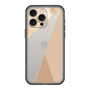 スリムプロテクションプレミアムケース［ マーブルトライアングルパレット - Beige ］