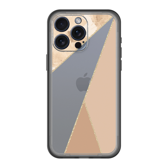スリムプロテクションプレミアムケース［ マーブルトライアングルパレット - Beige ］