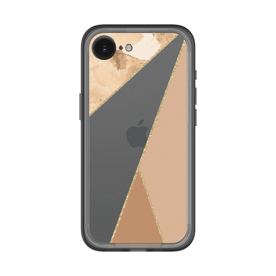 スリムプロテクションプレミアムケース［ マーブルトライアングルパレット - Beige ］