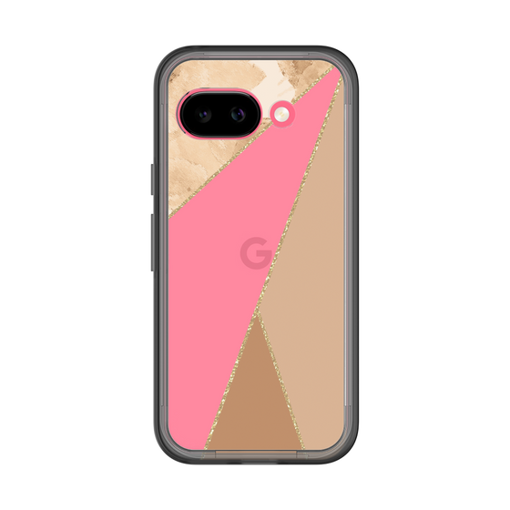 スリムプロテクションプレミアムケース［ マーブルトライアングルパレット - Beige ］