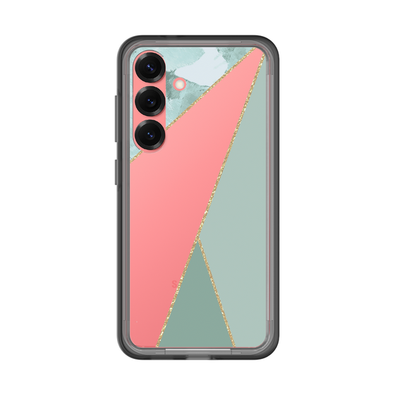 スリムプロテクションプレミアムケース［ マーブルトライアングルパレット - Green ］