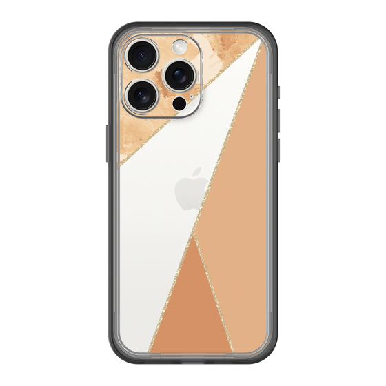 スリムプロテクションプレミアムケース［ マーブルトライアングルパレット - Orange ］