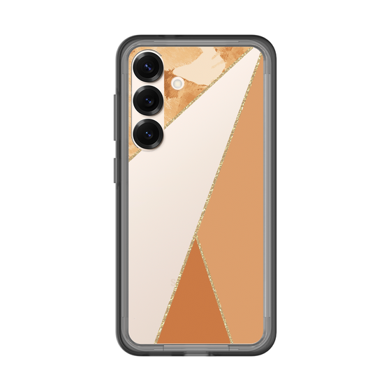 スリムプロテクションプレミアムケース［ マーブルトライアングルパレット - Orange ］