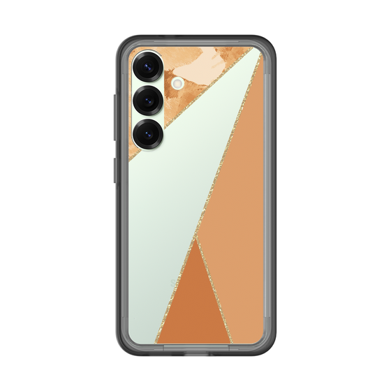スリムプロテクションプレミアムケース［ マーブルトライアングルパレット - Orange ］