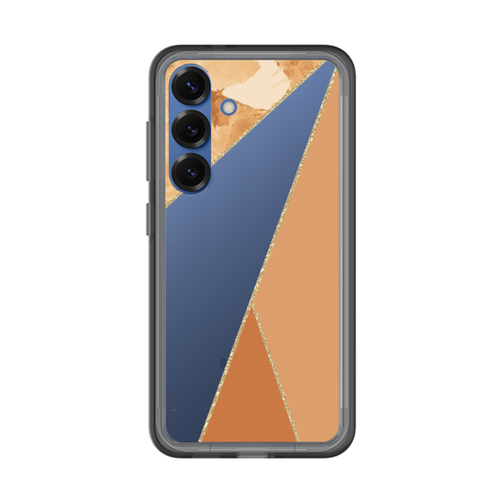 スリムプロテクションプレミアムケース［ マーブルトライアングルパレット - Orange ］