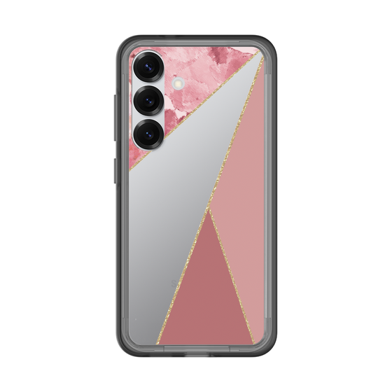 スリムプロテクションプレミアムケース［ マーブルトライアングルパレット - Pink ］
