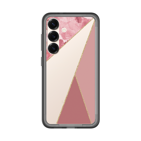 スリムプロテクションプレミアムケース［ マーブルトライアングルパレット - Pink ］