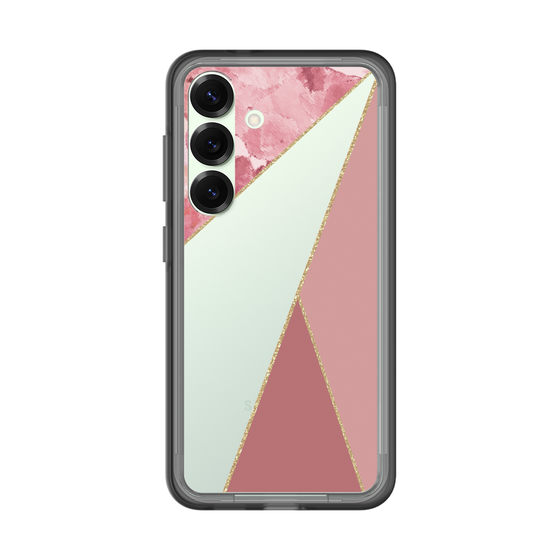 スリムプロテクションプレミアムケース［ マーブルトライアングルパレット - Pink ］