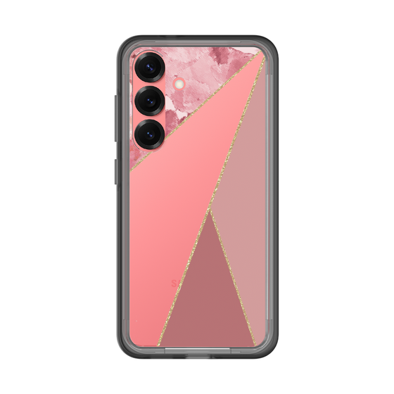 スリムプロテクションプレミアムケース［ マーブルトライアングルパレット - Pink ］