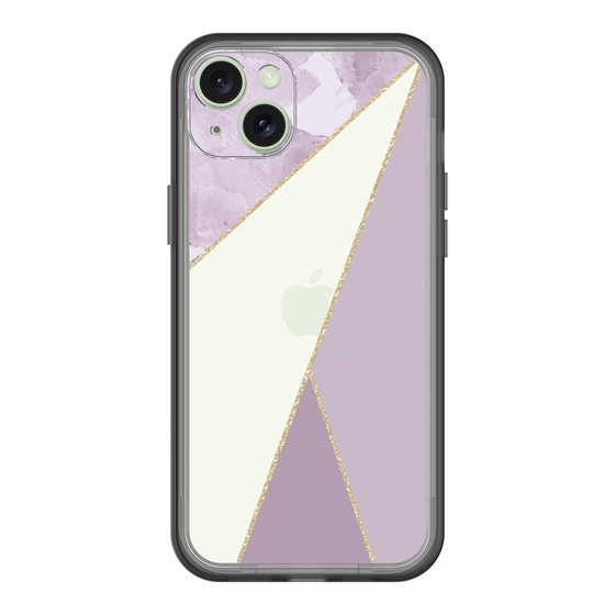 スリムプロテクションプレミアムケース［ マーブルトライアングルパレット - Purple ］