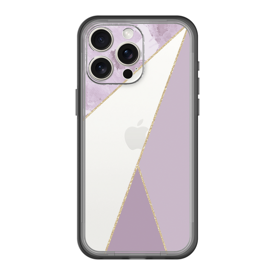 スリムプロテクションプレミアムケース［ マーブルトライアングルパレット - Purple ］