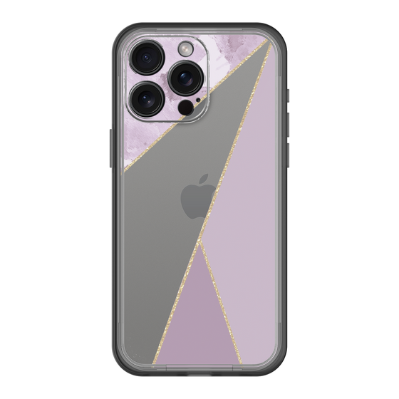 スリムプロテクションプレミアムケース［ マーブルトライアングルパレット - Purple ］