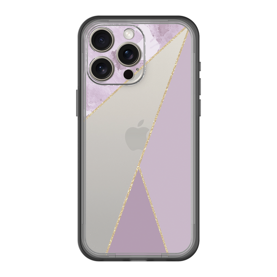 スリムプロテクションプレミアムケース［ マーブルトライアングルパレット - Purple ］