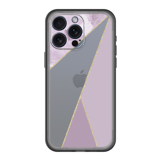 スリムプロテクションプレミアムケース［ マーブルトライアングルパレット - Purple ］