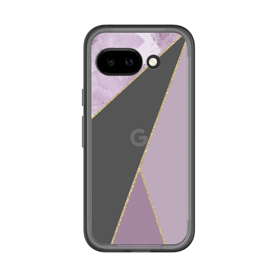 スリムプロテクションプレミアムケース［ マーブルトライアングルパレット - Purple ］