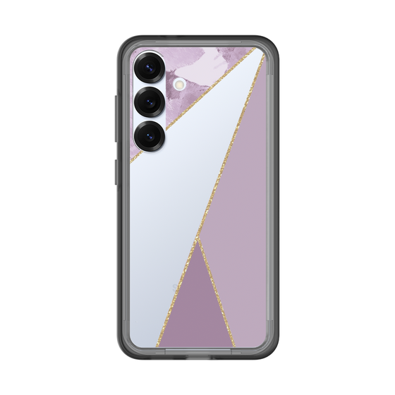 スリムプロテクションプレミアムケース［ マーブルトライアングルパレット - Purple ］