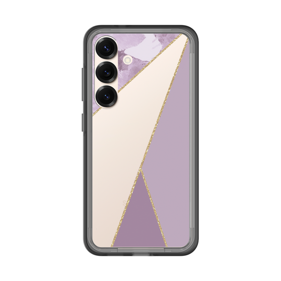 スリムプロテクションプレミアムケース［ マーブルトライアングルパレット - Purple ］
