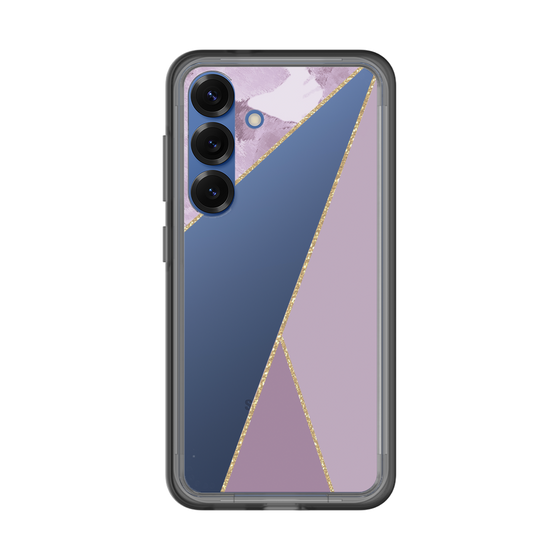 スリムプロテクションプレミアムケース［ マーブルトライアングルパレット - Purple ］