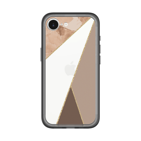 スリムプロテクションプレミアムケース［ マーブルトライアングルパレット - Brown ］