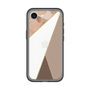 スリムプロテクションプレミアムケース［ マーブルトライアングルパレット - Brown ］