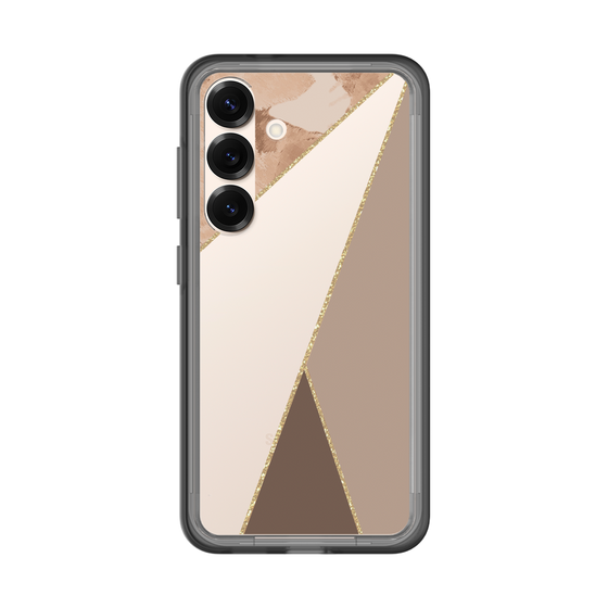 スリムプロテクションプレミアムケース［ マーブルトライアングルパレット - Brown ］