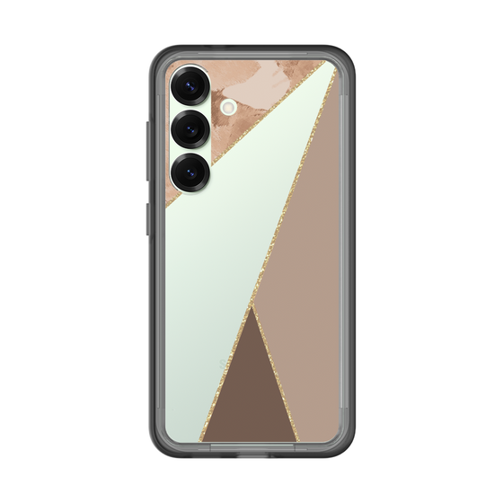 スリムプロテクションプレミアムケース［ マーブルトライアングルパレット - Brown ］